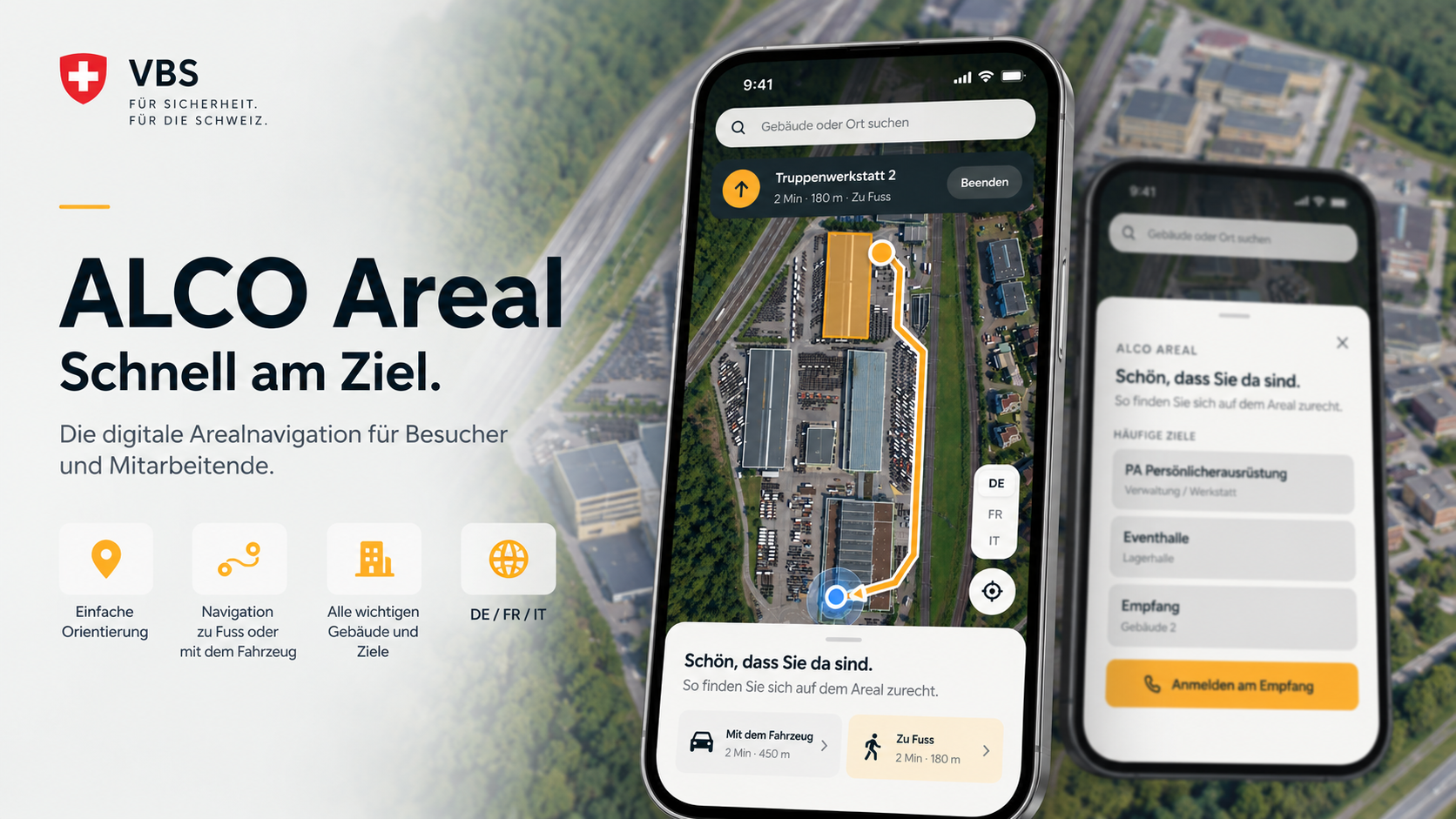 ALC-O Area Map – Digitale Arealnavigation für das VBS